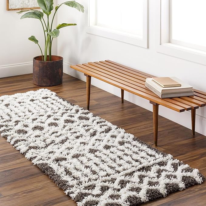 Livabliss Hapsburg Moroccan Shag Runner Area Rug, Dark Brown - Image 7