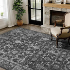 3x5 Washable Area Rugs for Living Room, Vintage Boho Large Rug for Bedroom - Image 4