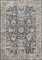 Loloi Teagan Collection TEA-03 Denim/Pebble 6'-7" x 9'-2" Area Rug, Soft - Image 5
