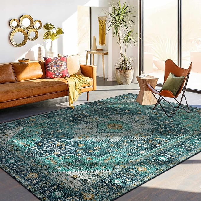 Moynesa Ultra-Thin Washable 10x14 Area Rugs by Moynesa