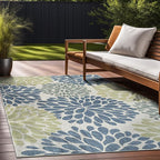 Beverly Rug Outdoor Rug 8x10 Modern Exotic Tropical Leaf Area Rugs - Image 5