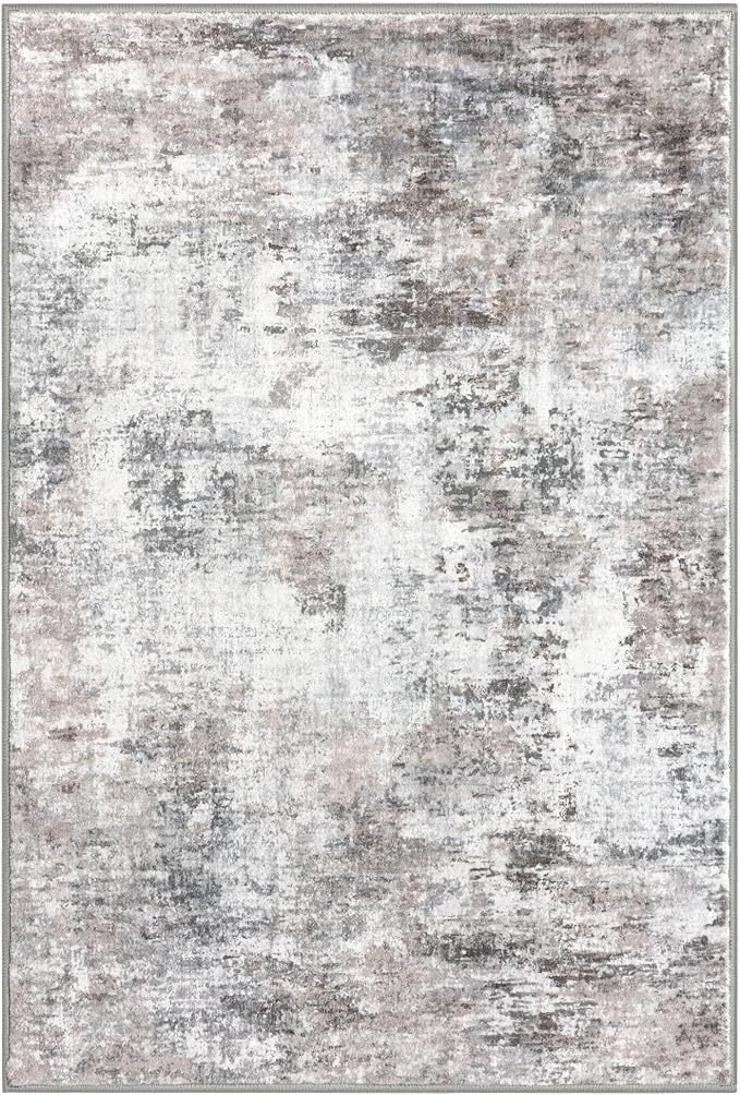 Small Abstract Area Rug 2x3 Entryway Rug Washable Door Mat Indoor Entrance - Image 9