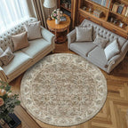 jinchan Fiora Round Rug 8ft Area Rug by JINCHAN
