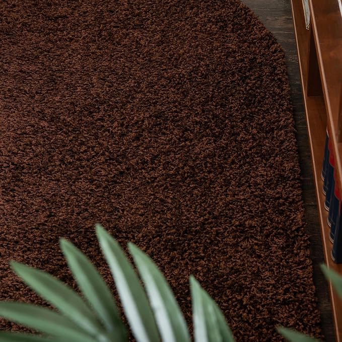 Unique Loom Solid Shag Collection Area Rug - Image 6