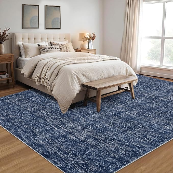 RUGSREAL Living Room Area Rug 10x13 Modern Solid Color Large Bedroom Rug - Image 2