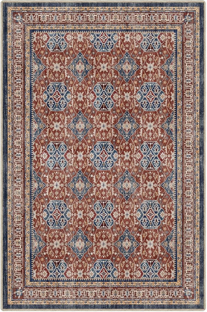 LUMI Washable Area Rug 5x8 for Living Room, Ultra Soft Stain Resistant Carpet - Image 3