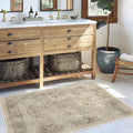 RUGGABLE Washable Vintage Area Rug – Sarrah Hazel 4x6, Stain-Resistant by RUGGABLE