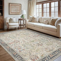 Clearance 10x14 Area Rugs for Living Room, Boho Machine Washable Rugs Non-Slip by BAVNI