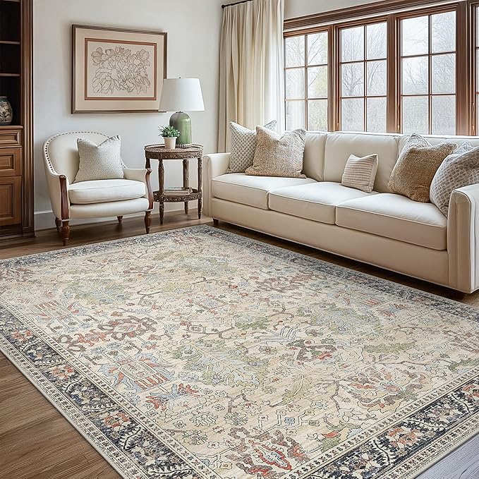 Bavni 5x7 Washable Area Rug Clearance by BAVNI