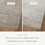 Loloi Magnolia Home by Joanna Gaines Millie Collection MIE-05 Stone/Natural - Image 2