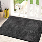 PURRUGS Dirt Trapping Door Mat 31.5" x 47", Non-Slip Machine Washable Entry Rug by PURRUGS