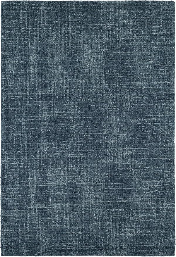 Dash and Albert Crosshatch Denim Hand Micro Hooked Wool Rug, 8.5 X 11.5 Feet by DashAlbert
