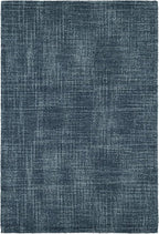 Dash and Albert Crosshatch Denim Hand Micro Hooked Wool Rug, 3 X 5 Feet by DashAlbert