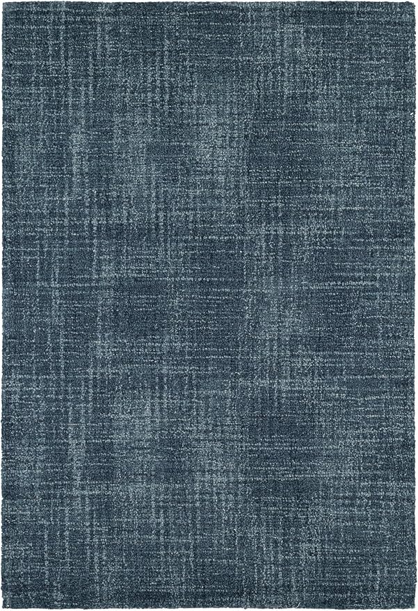 Dash and Albert Crosshatch Denim Hand Micro Hooked Wool Rug, 3 X 5 Feet by DashAlbert