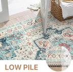 GENIMO 9x12 Area Rugs for Living Room, Machine Washable Non Slip Vintage Rugs - Image 5