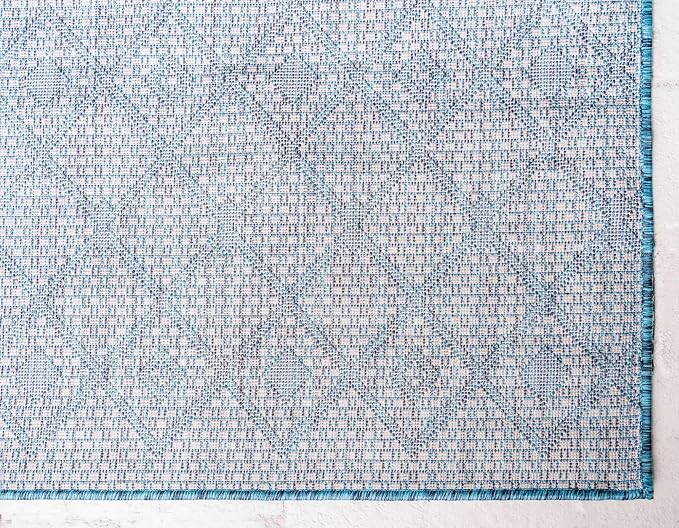 Unique Loom Outdoor Trellis Collection Area Rug - Image 9