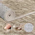 WITSHOCK 9x12 Area Rugs for Living Room: Machine Washable Non Slip Modern - Image 5