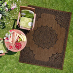 CAMILSON Outdoor Rug, Modern Area Rugs - Image 4
