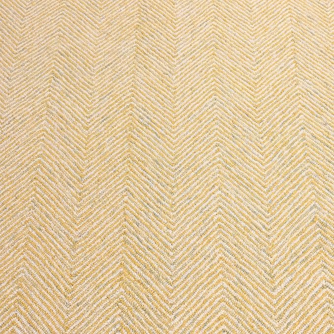 Modern Herringbone Chevron Collection Handcrafted Wool Area Rug - Image 5