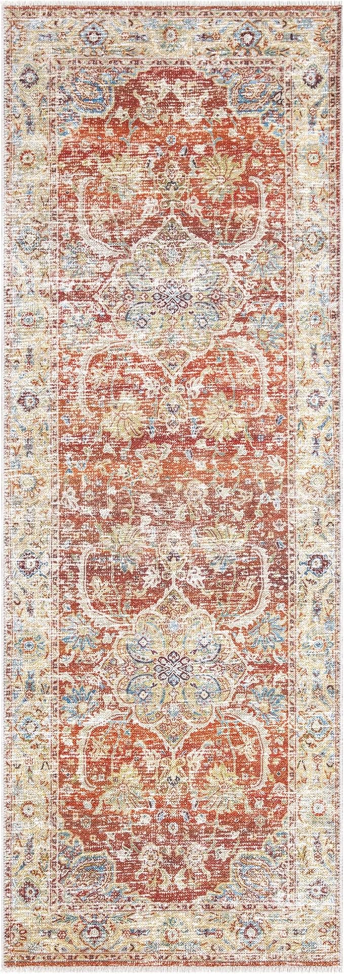 Bloom Rugs Caria Washable Non-Slip 12 ft Runner - Image 3