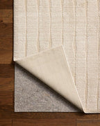 Loloi Chris Loves Julia Calvin Collection CLV-02 Ivory/Oatmeal 2'-7" x 7'-6" - Image 8