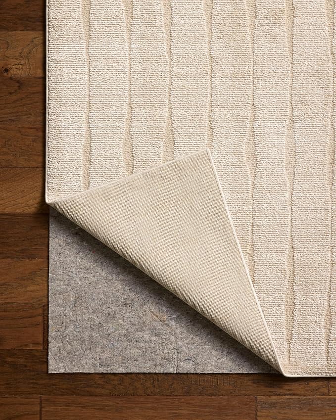 Loloi Chris Loves Julia Calvin Collection CLV-02 Ivory/Oatmeal 2'-3" x 3'-10" - Image 8