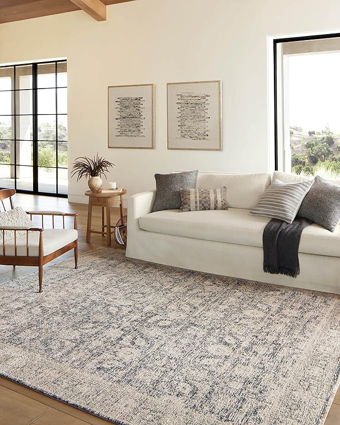 Loloi Amber Lewis Alie Collection ALE-05 Charcoal/Beige 2'-3" x 3'-10" by Loloi