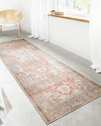 Loloi Loren Collection LQ-15 Terracotta/Sky 3'-6" x 5'-6" Accent Rug - Image 5