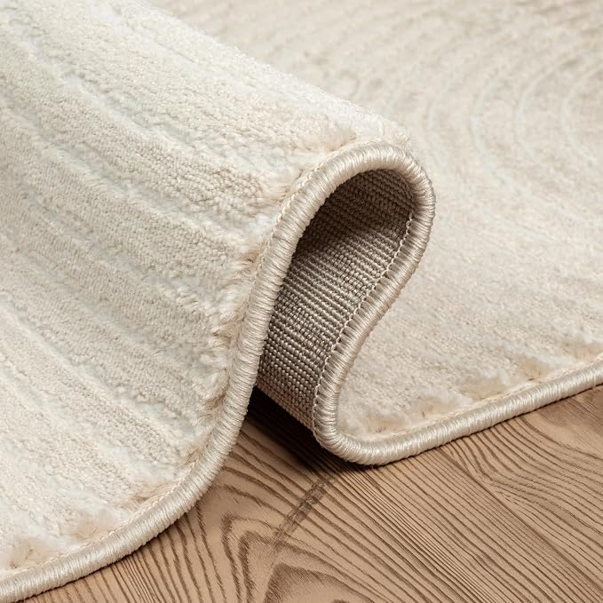 Abani Neutral Beige Area Rug 2' x 3' - Image 8