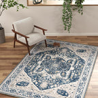 EnHomee 4x6 Area Rugs for Living Room, Boho Area Rug, Machine Soft Washable Rug by EnHomee