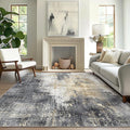 GENIMO Washable Area Rugs for Living Room, 10x14 Modern Non Slip Rugs, Low Pile by GENIMO