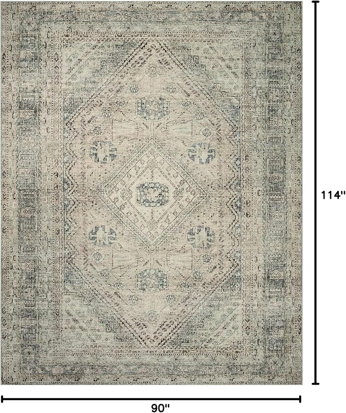 Loloi Magnolia Home by Joanna Gaines Sinclair Collection SIN-04 Natural/Sage - Image 2