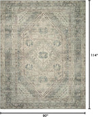 Loloi Magnolia Home by Joanna Gaines Sinclair Collection SIN-04 Natural/Sage - Image 2