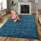 RUGSREAL 5x7 Living Room Area Rugs Modern Solid Color Area Rug Non-Slip Floor - Image 7