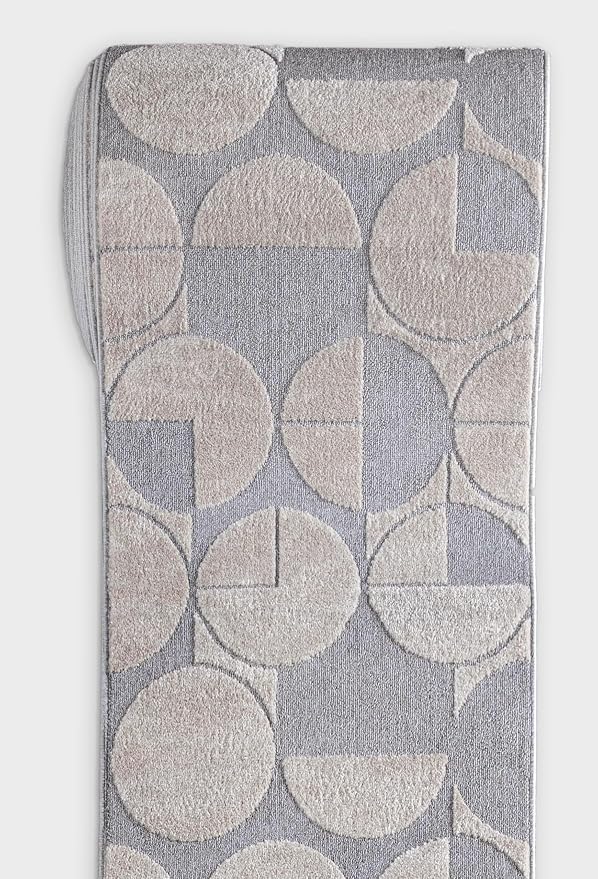 Well Woven Custom Size Hallway & Stair Runner- Harlow Harmony Ivory/Grey 27 - Image 4