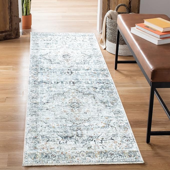 Bloom Rugs Caria Washable Non-Slip 12 ft Runner by BloomRugs