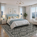 WITSHOCK Living Room Area Rugs 10x13: Soft Non-Slip Backing Washable Rugs - Image 3