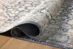 Loloi Teagan Collection TEA-01 Denim/Mist 2'-8" x 10'-6" Runner Rug, Soft - Image 6