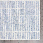 Hand-Tufted 100% Wool Area Rug – Unique Modern Geometric Grid Pattern, Soft - Image 3