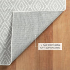 Dash and Albert Diamond Machine Washable Area Rug - Image 7