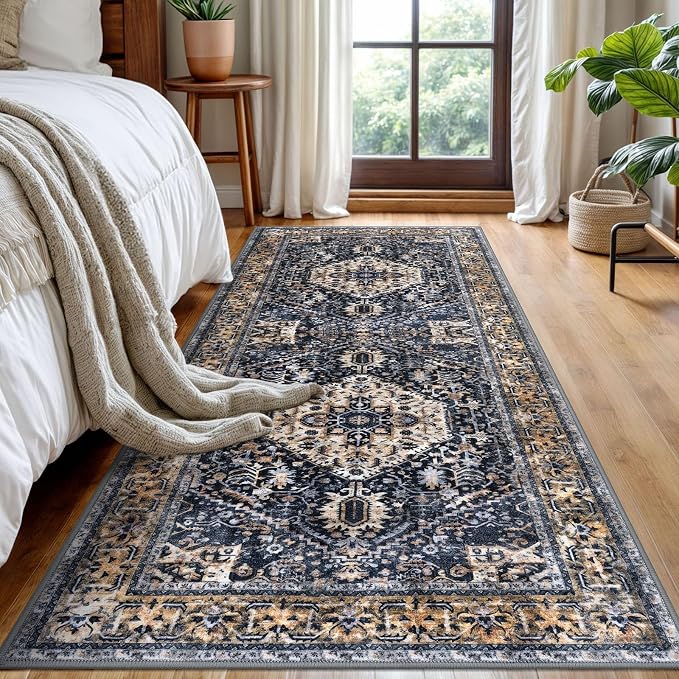 KOZYFLY Runners for Hallways 3x8 Ft Washable Kitchen Runner Rug Boho Runner Rug - Image 7