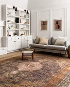Loloi Loren Collection LQ-02 Plum/Multi 2'-3" x 3'-9" Accent Rug - Image 2