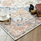 jinchan Area Rug 6x9 Washable Living Room Rug Vintage Indoor Large Floor Cover - Image 9
