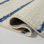 JONATHAN Y Williamsburg Minimalist Stripe Cream/Navy Indoor Area Rug, - Image 7