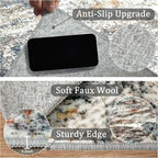 2x3 Machine Washable Area Rug for Entryway, Kids and Pets Friendly for Bedroom - Image 6