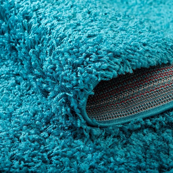 Unique Loom Solid Shag Collection Area Rug - Image 6