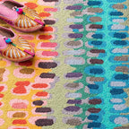 Dash & Albert Paint Chip Stone Hand Micro Hooked Wool Rug, 8.5 X 11.5 Feet - Image 3