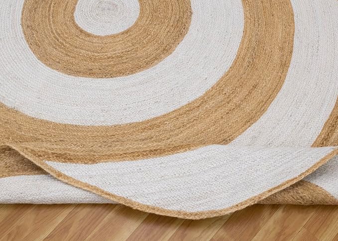 10x16 Oval Kilim Rug – Hand Braided Oval Jute Rug, Handmade Boho Flatweave - Image 9