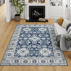 VK VK·LIVING Machine Washable Rug 4'x6' Vintage Design Washable Area Rugs by VKVK%C2%B7LIVING