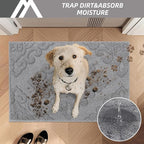 COSY HOMEER Door Mat 24”x36”, Absorbent Dirt Trapper Entryway Rugs, Non-Slip - Image 2